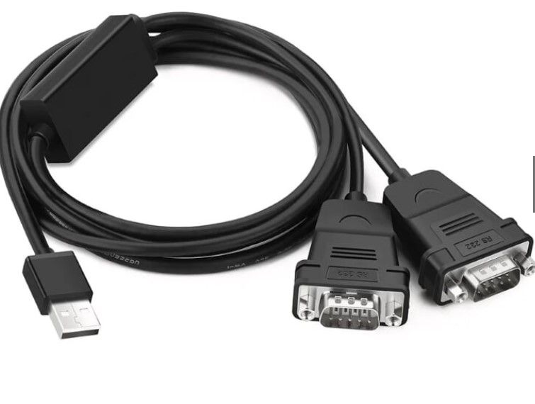 30769 Кабель UGREEN US229 USB в Dual DB9 RS-232, цвет: серый, 1.5M от prem.by 